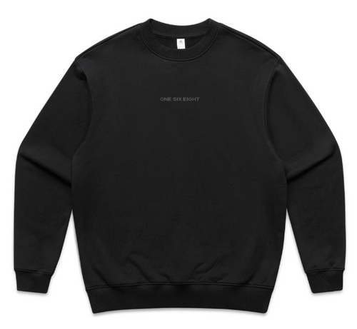 168 Black Men's Crew