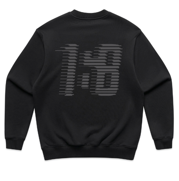 168 Black Men's Crew