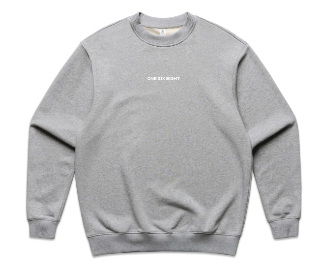 168 Grey Men's Crew